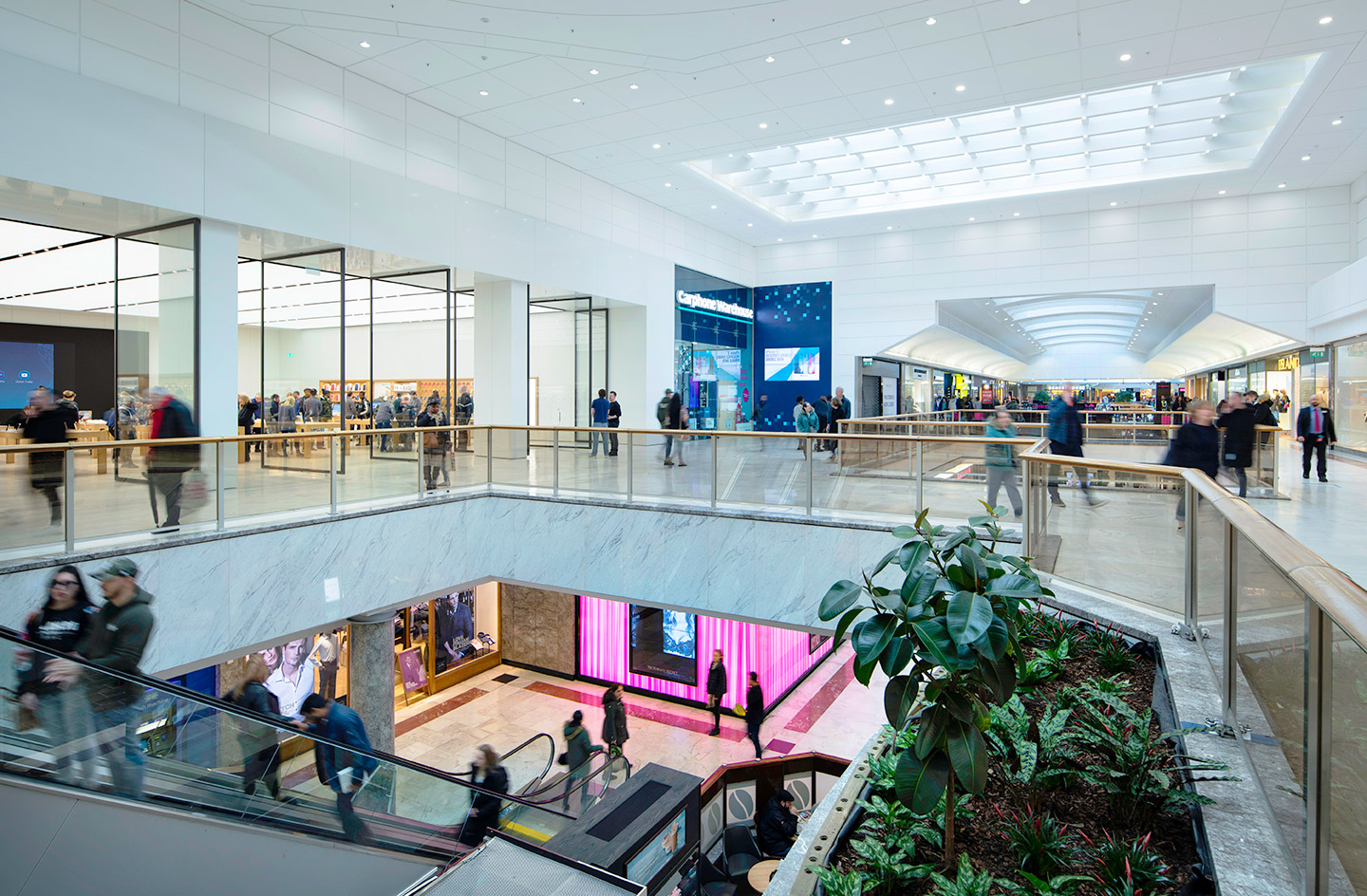 CG image of Brent Cross London shopping centre interior