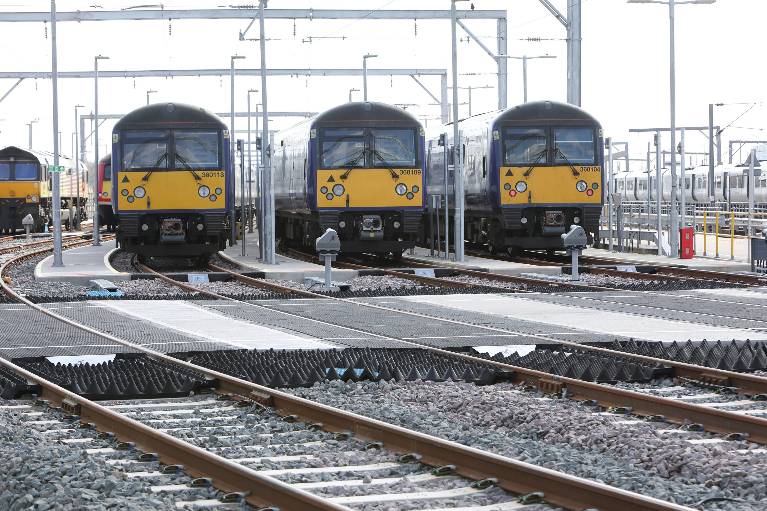 Brent Cross West March 2021 xlviii New level crossing and completed sidings