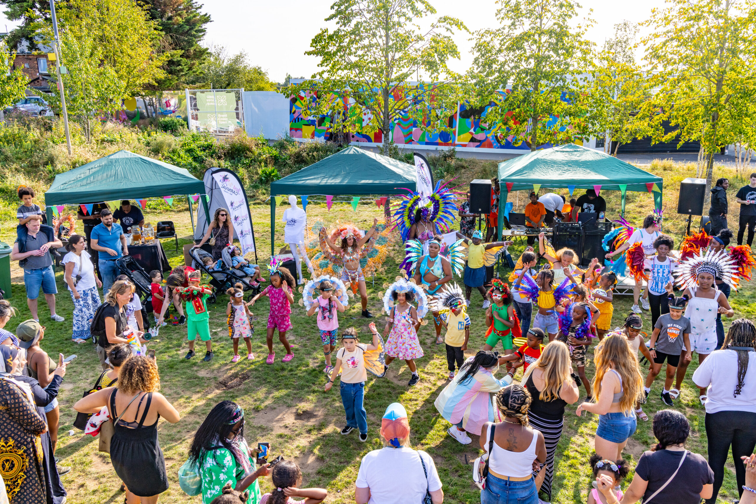 Just INCarnival's 'Carnival in the Park'. in Claremont Park, Brent Cross Town