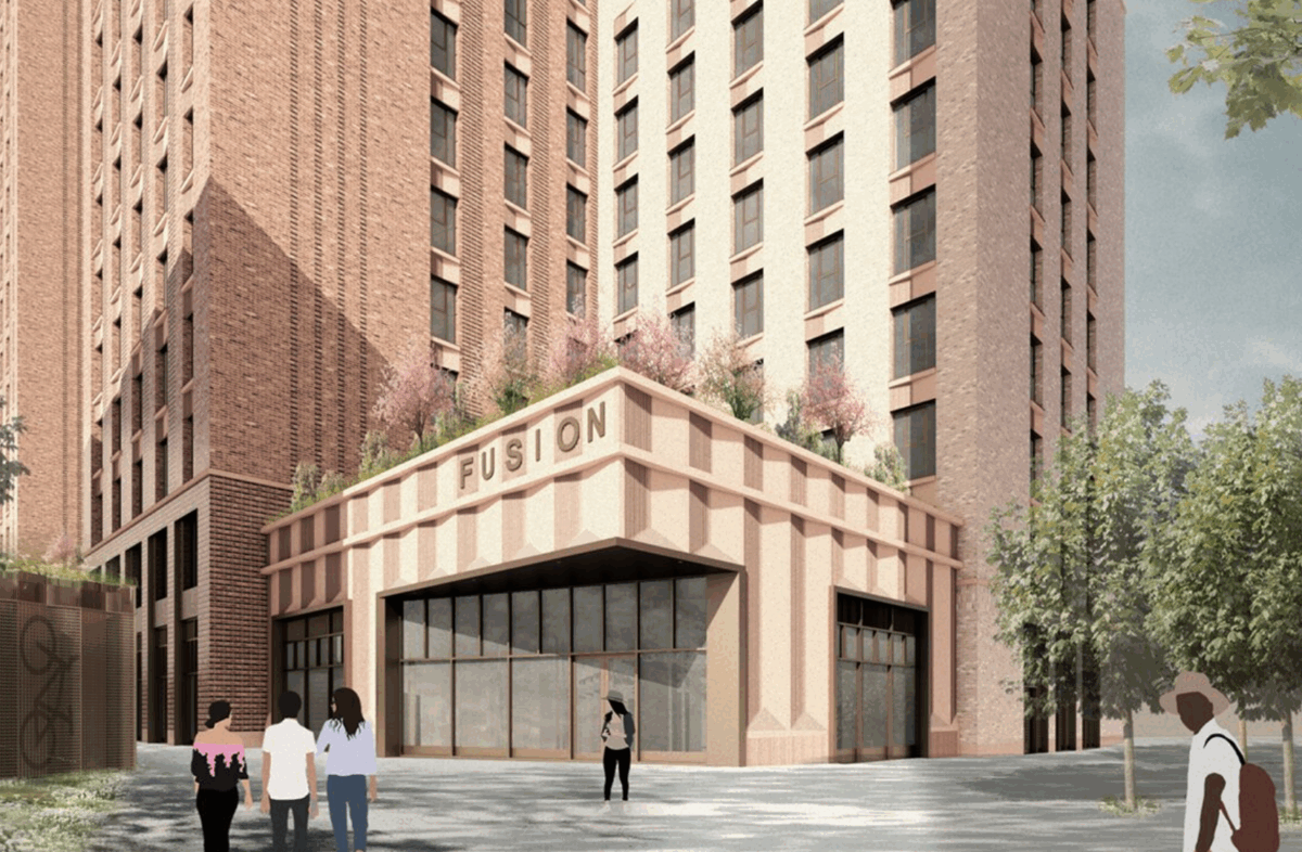 CGI of outdoor of a building
