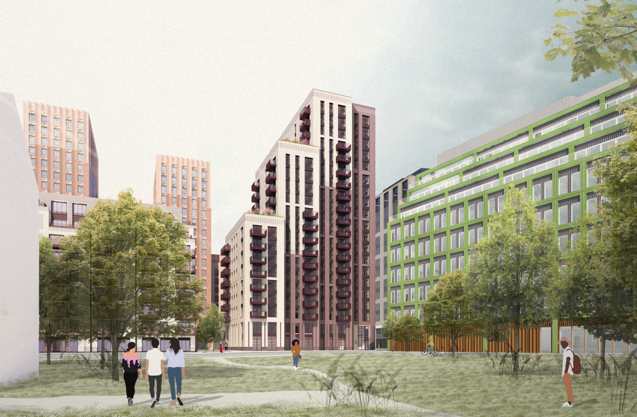 CGI of buildings
