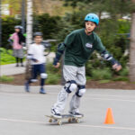 skateboarding
