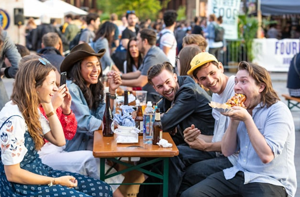 people eating