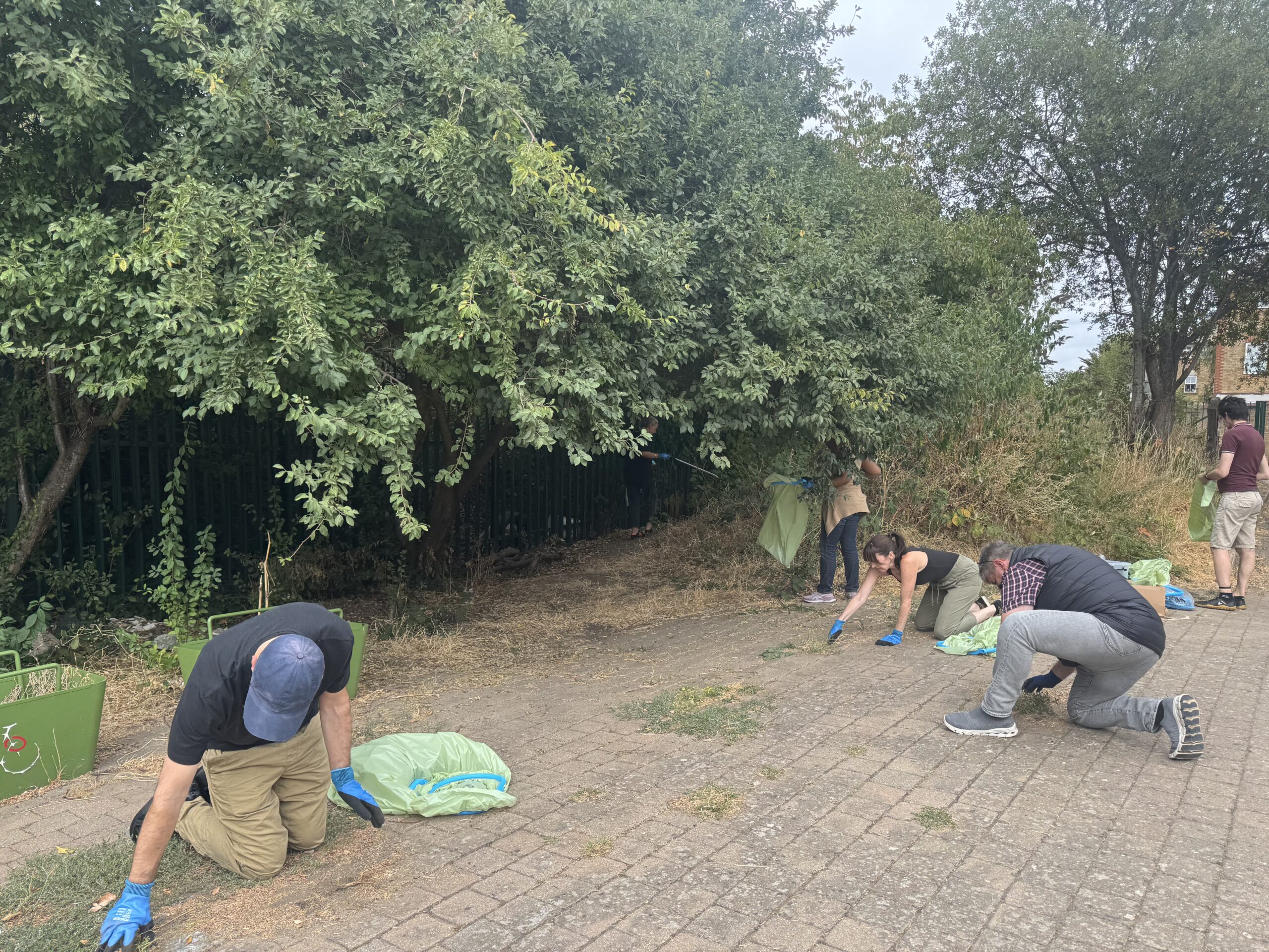 people gardening